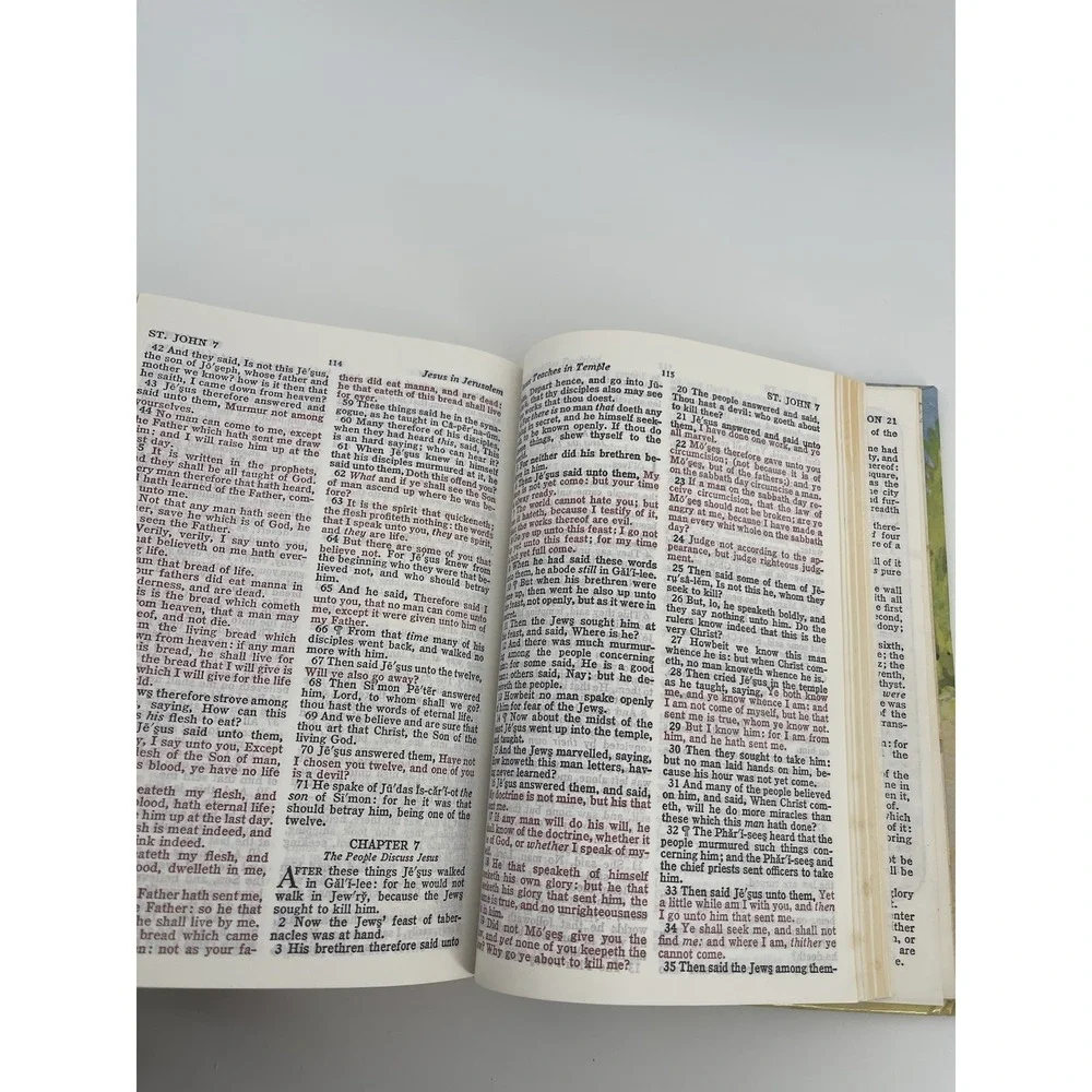 Vintage 1991 Children's Holy Bible Read to Me 1st Edition HC Jesus Pray Holman